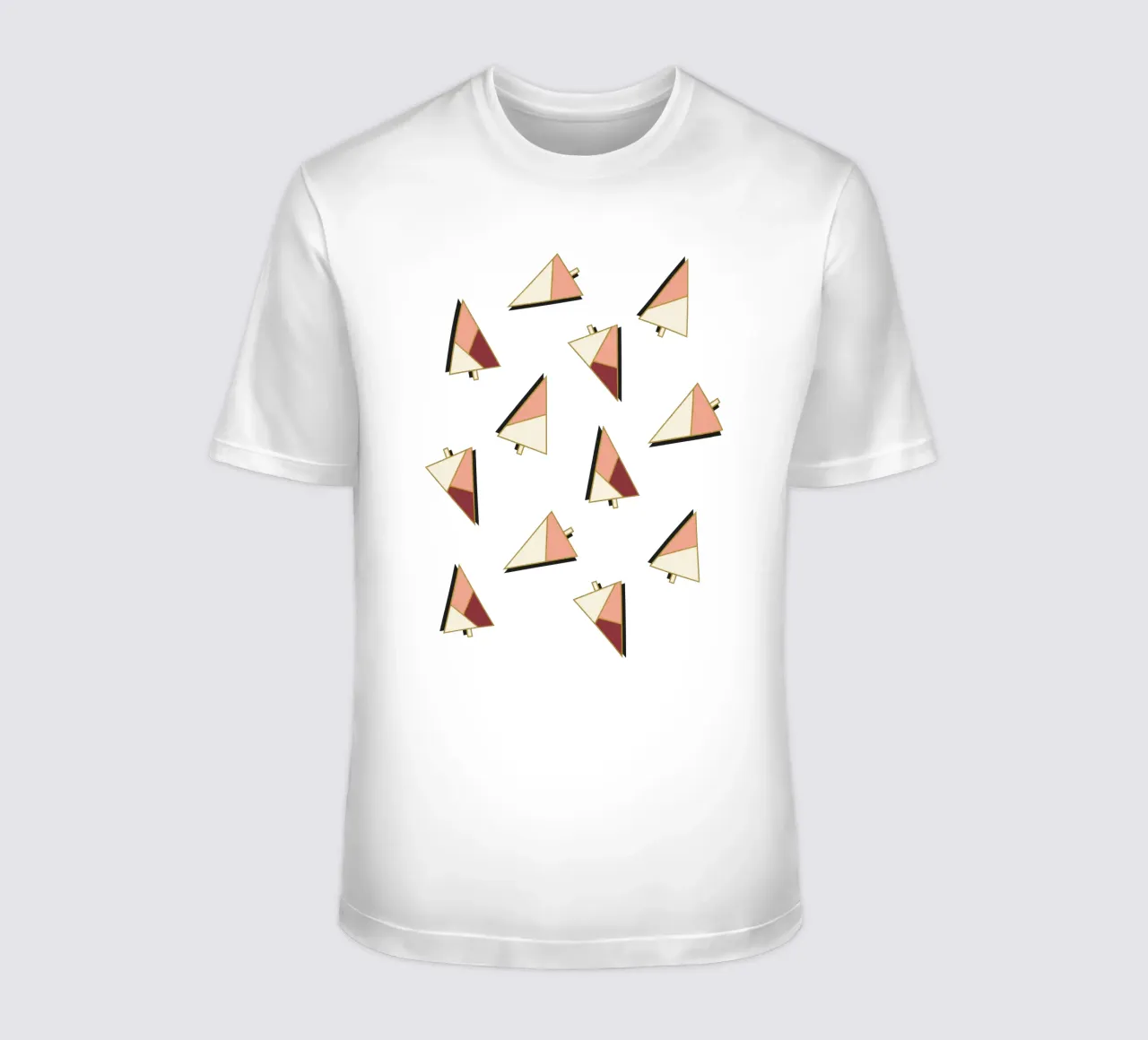 Xmas Trees Pattern t-shirt da DesigndN Christmassy