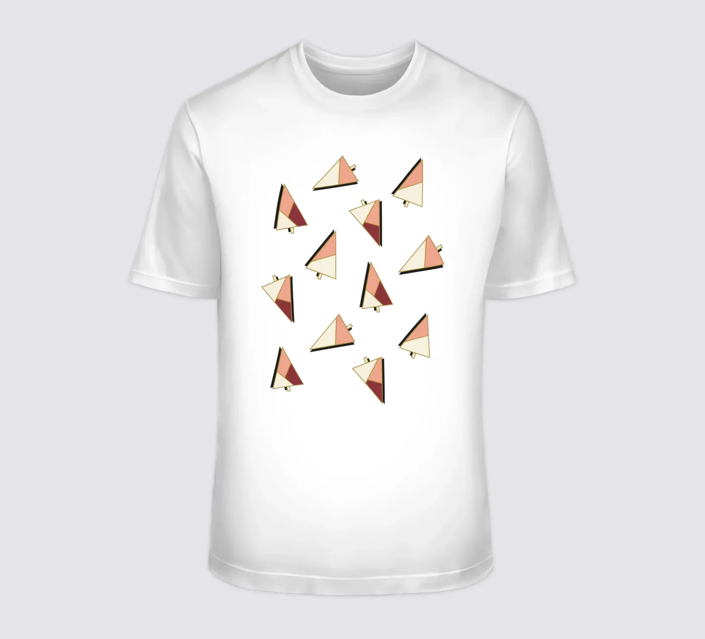 Xmas Trees Pattern t-shirt da DesigndN Christmassy