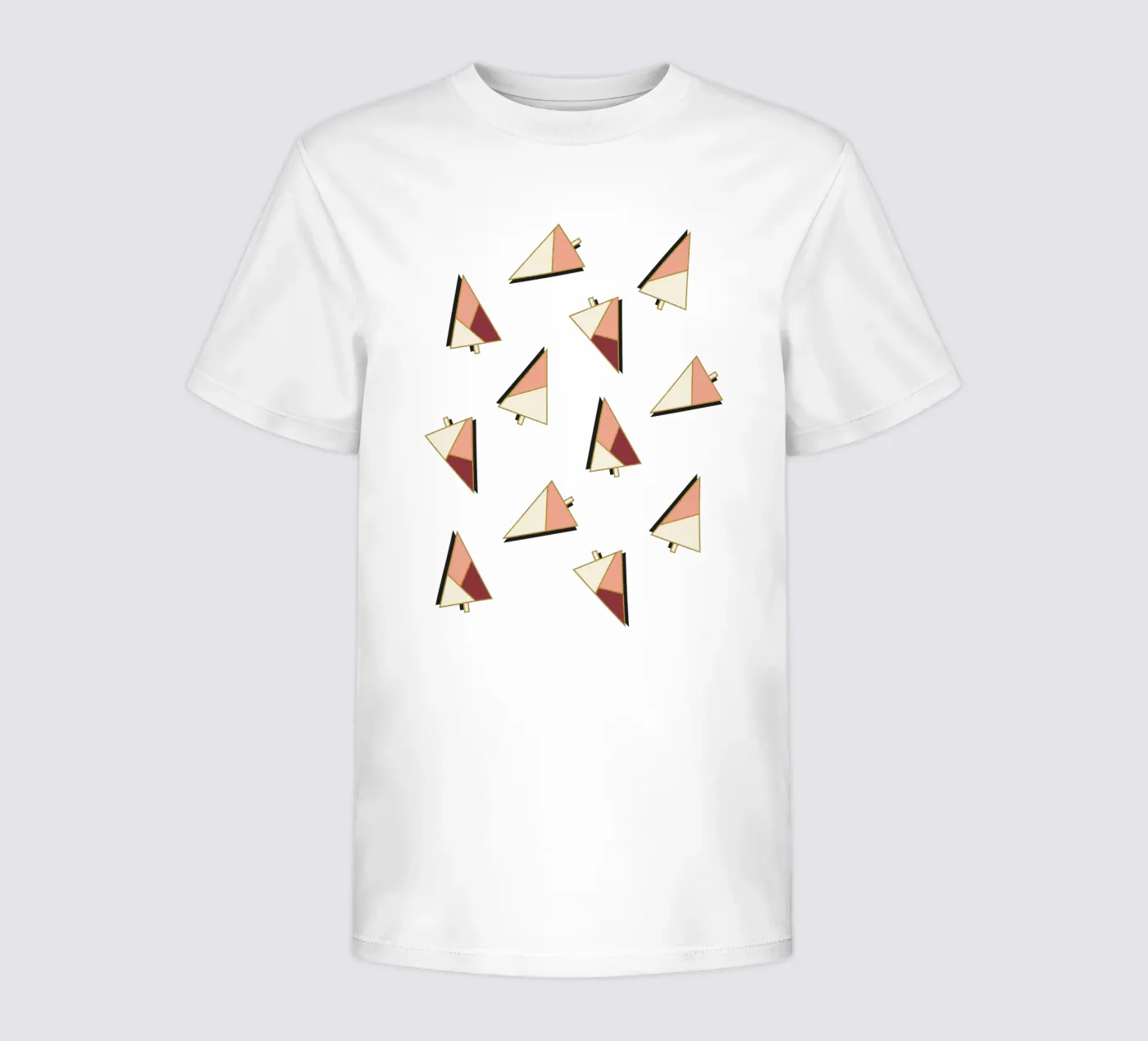 Xmas Trees Pattern t-shirt bambini da DesigndN Christmassy