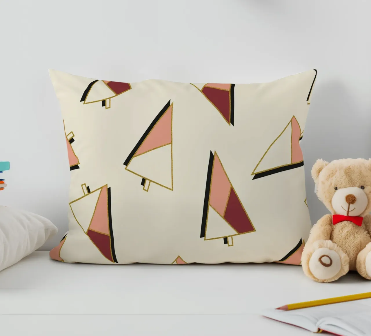 Xmas Trees Pattern cuscino da DesigndN Christmassy