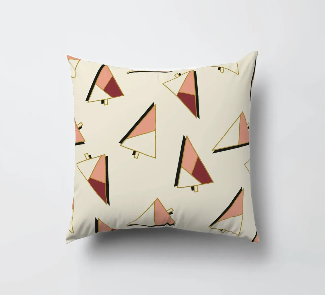 Xmas Trees Pattern cuscino da DesigndN Christmassy