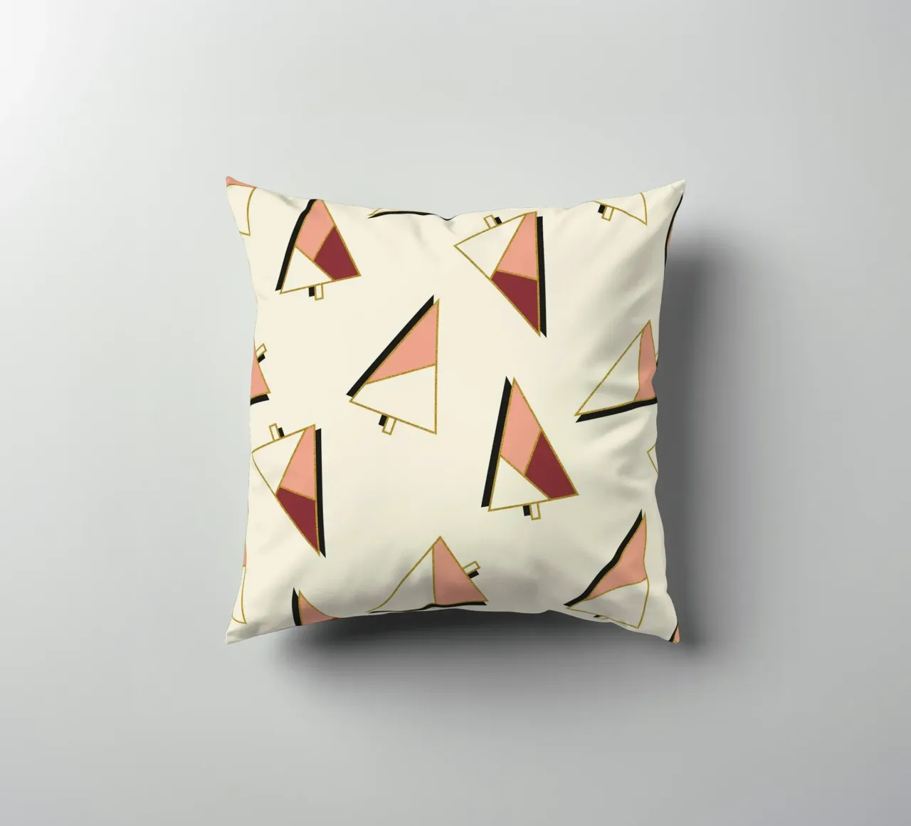 Xmas Trees Pattern cuscino da DesigndN Christmassy