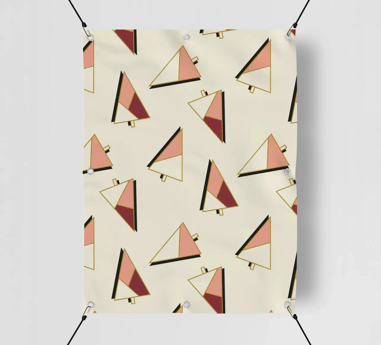 Xmas Trees Pattern telo in pvc da DesigndN Christmassy