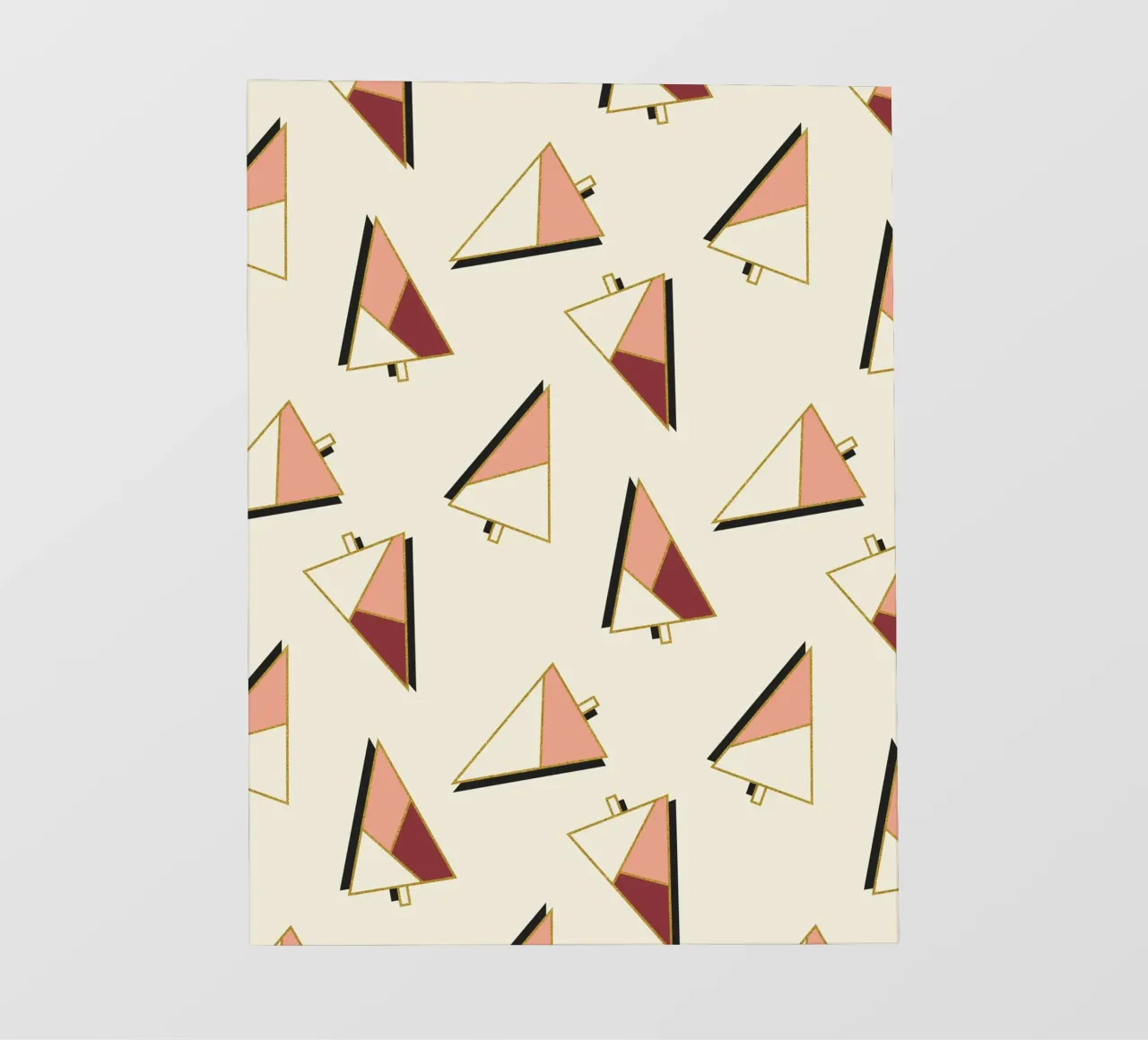 Xmas Trees Pattern telo in pvc da DesigndN Christmassy