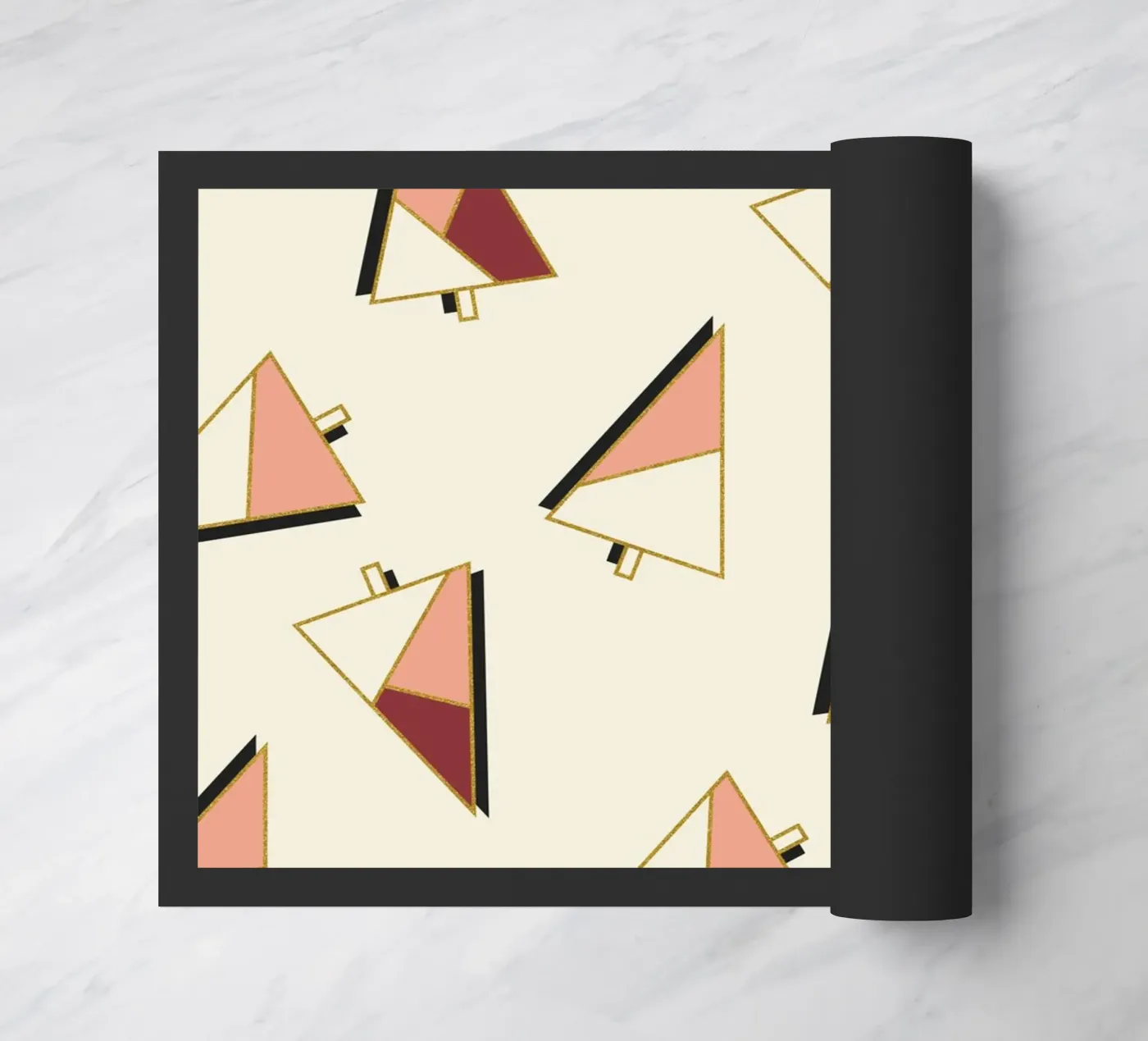 Xmas Trees Pattern Fußmatte von DesigndN Christmassy