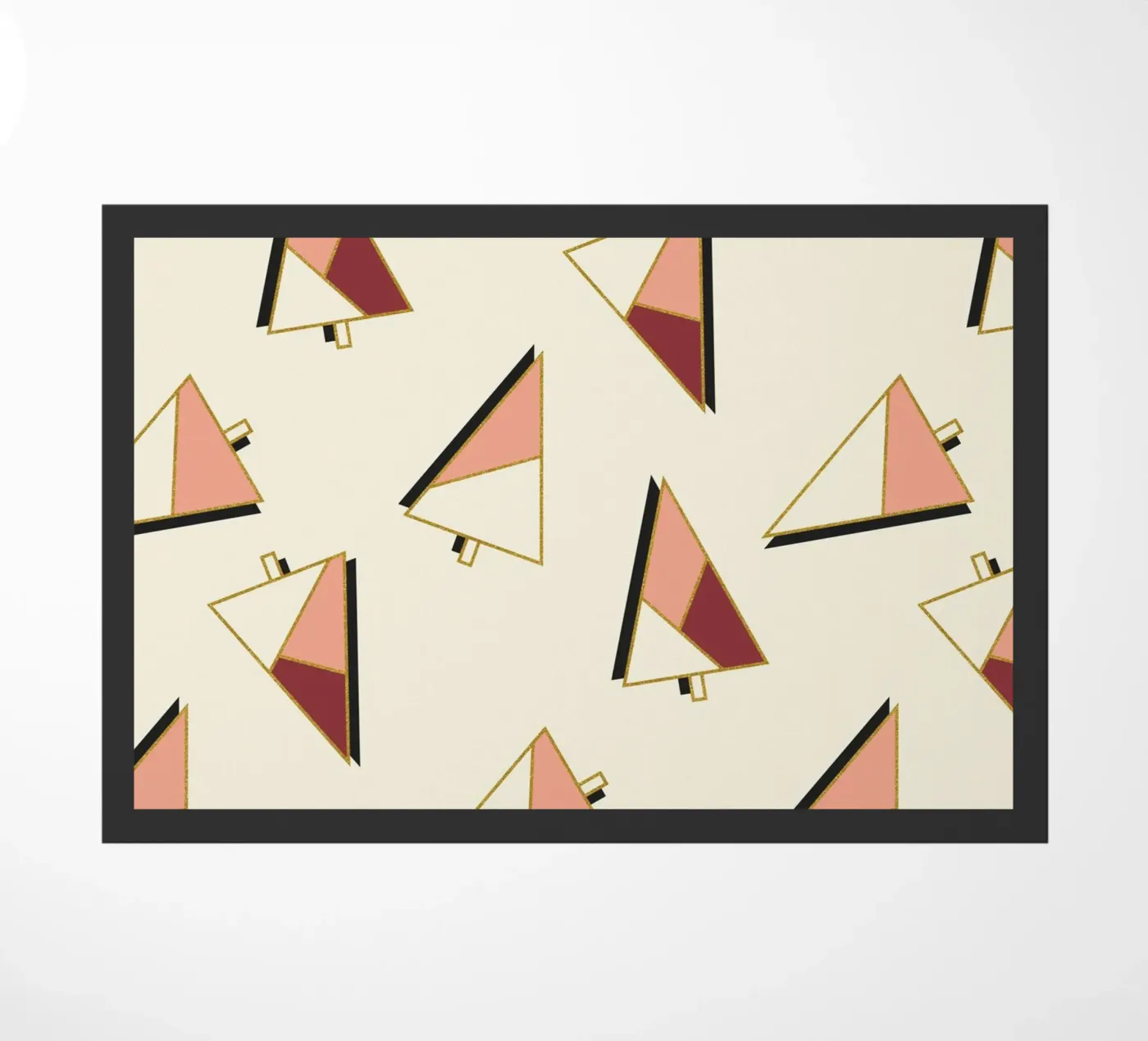 Xmas Trees Pattern Fußmatte von DesigndN Christmassy