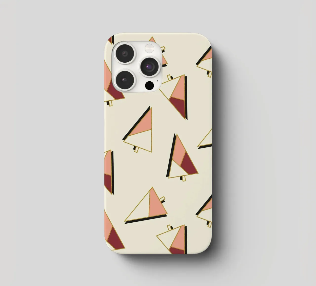 Xmas Trees Pattern cover iphone da DesigndN Christmassy