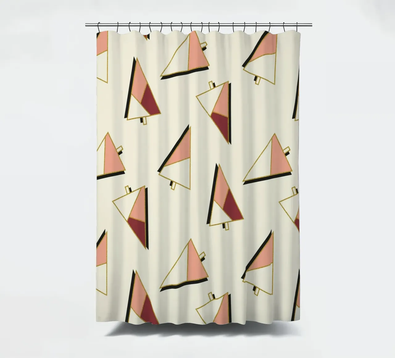 Xmas Trees Pattern tenda da doccia da DesigndN Christmassy