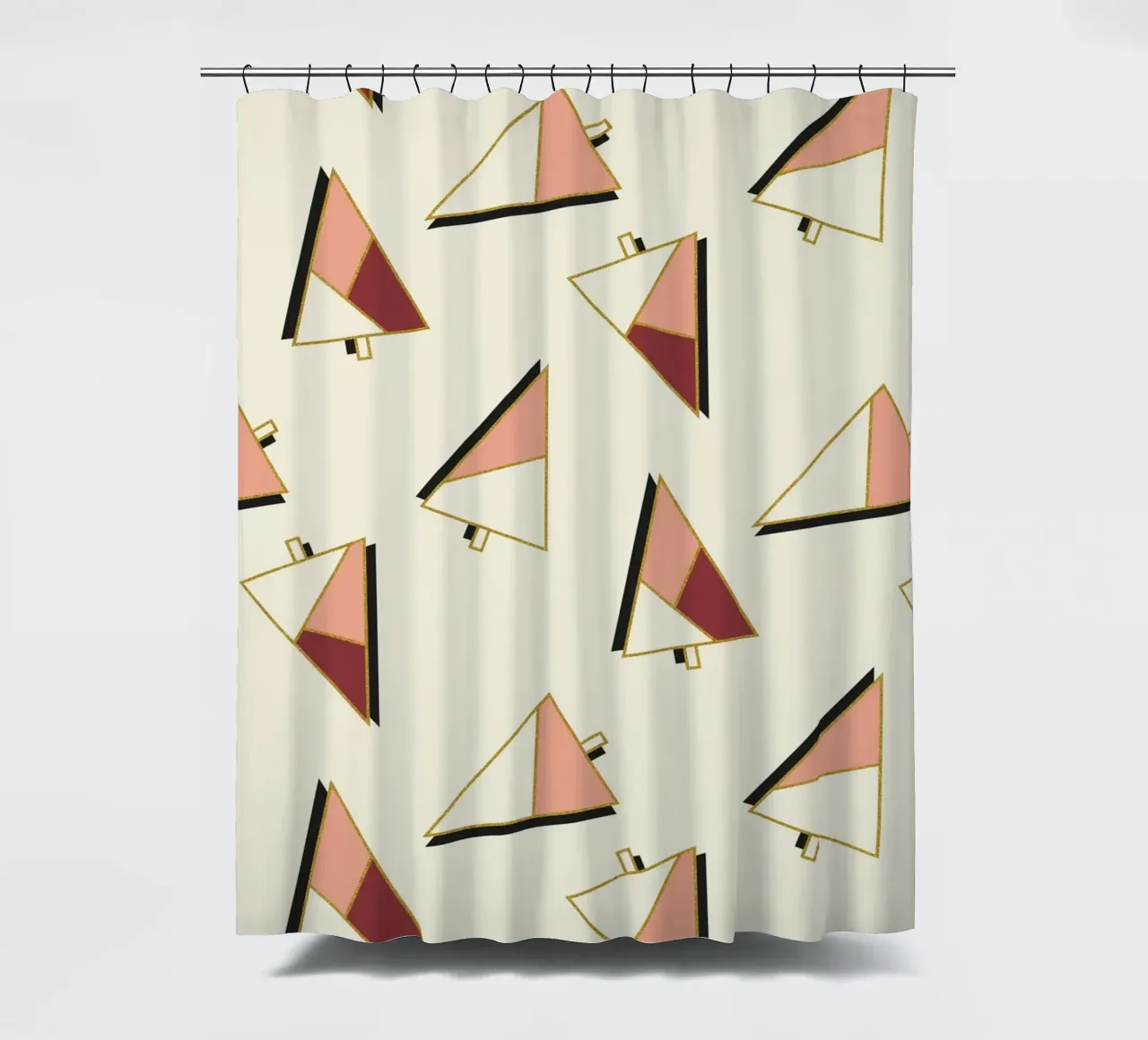 Xmas Trees Pattern tenda da doccia da DesigndN Christmassy