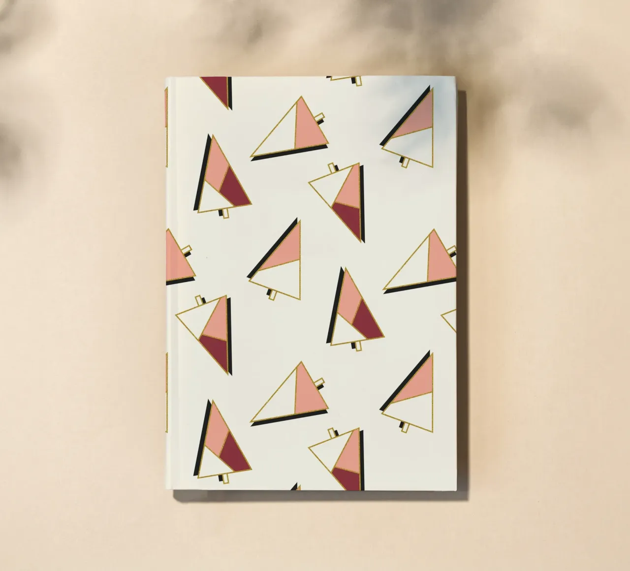 Xmas Trees Pattern notebook by DesigndN Christmassy