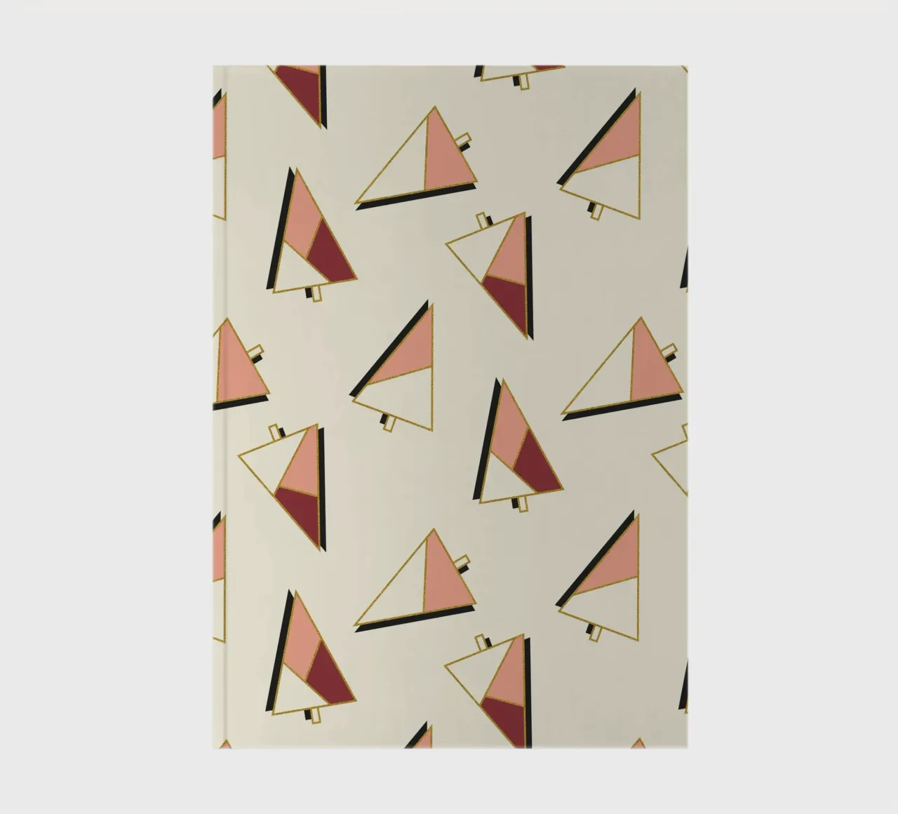 Xmas Trees Pattern notebook by DesigndN Christmassy