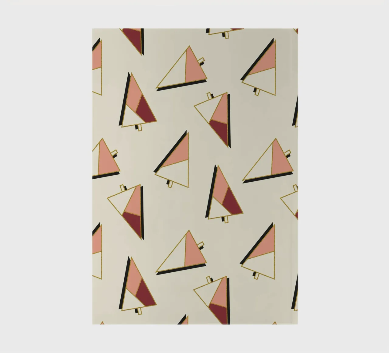 Xmas Trees Pattern notebook by DesigndN Christmassy