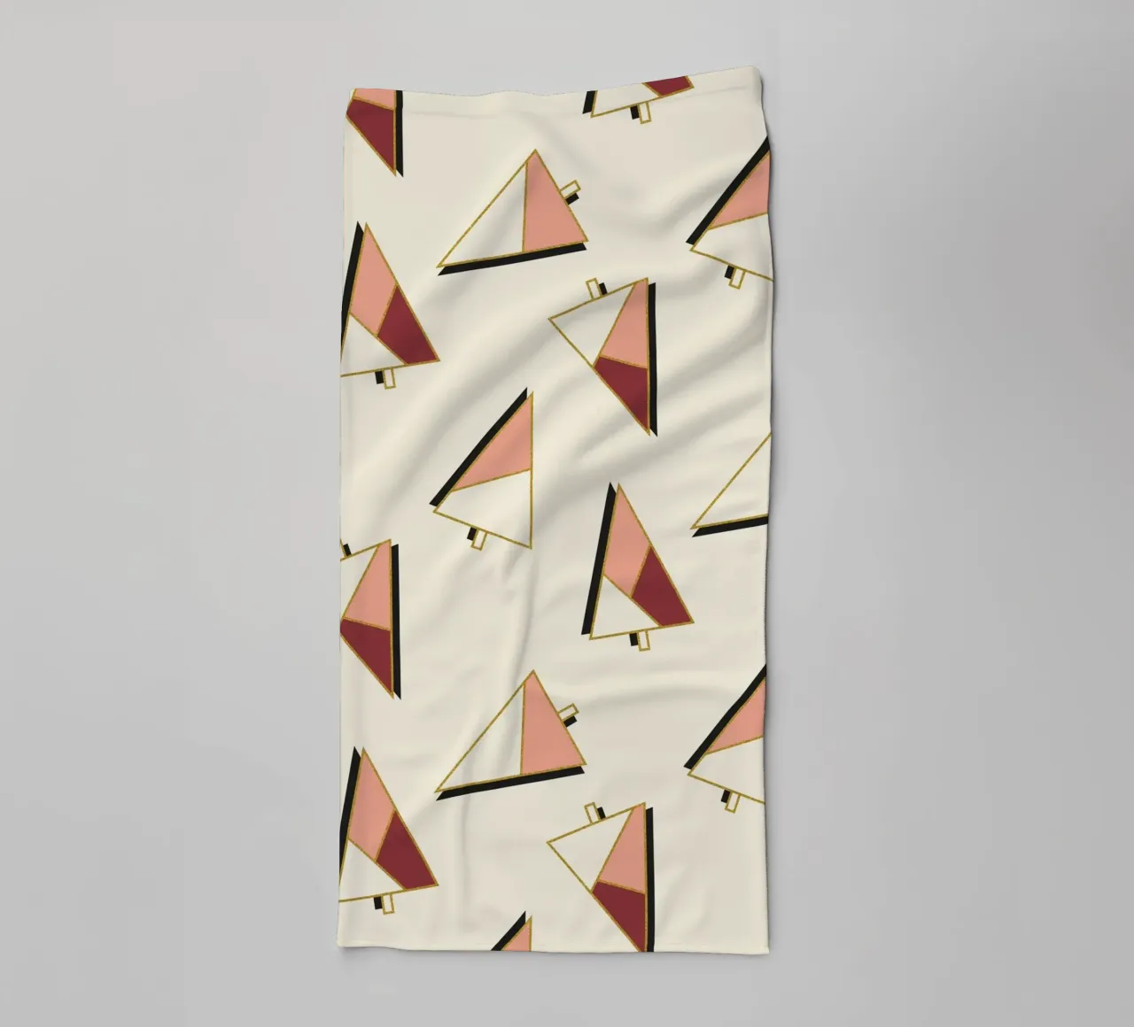 Xmas Trees Pattern towel by DesigndN Christmassy