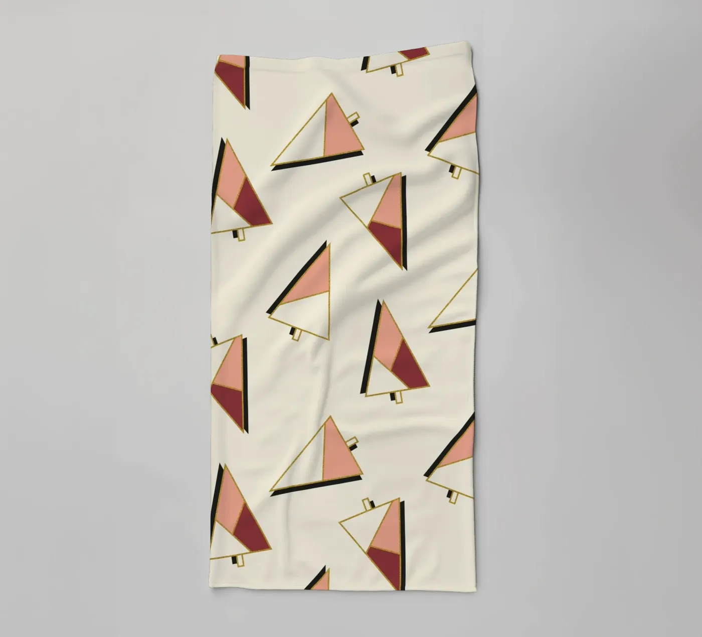 Xmas Trees Pattern towel by DesigndN Christmassy