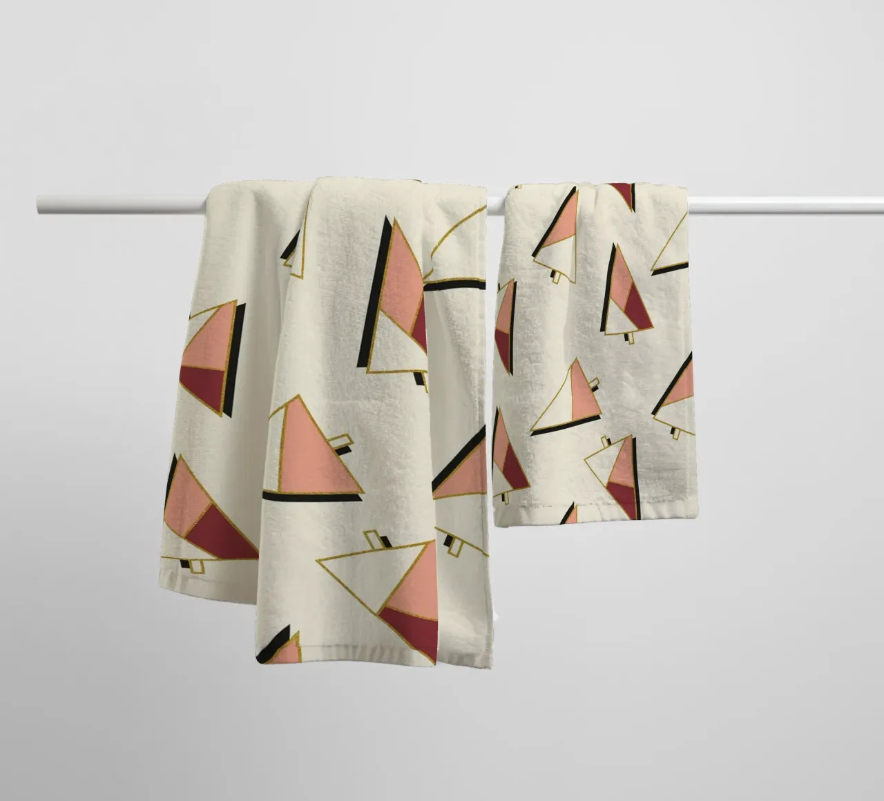 Xmas Trees Pattern towel by DesigndN Christmassy