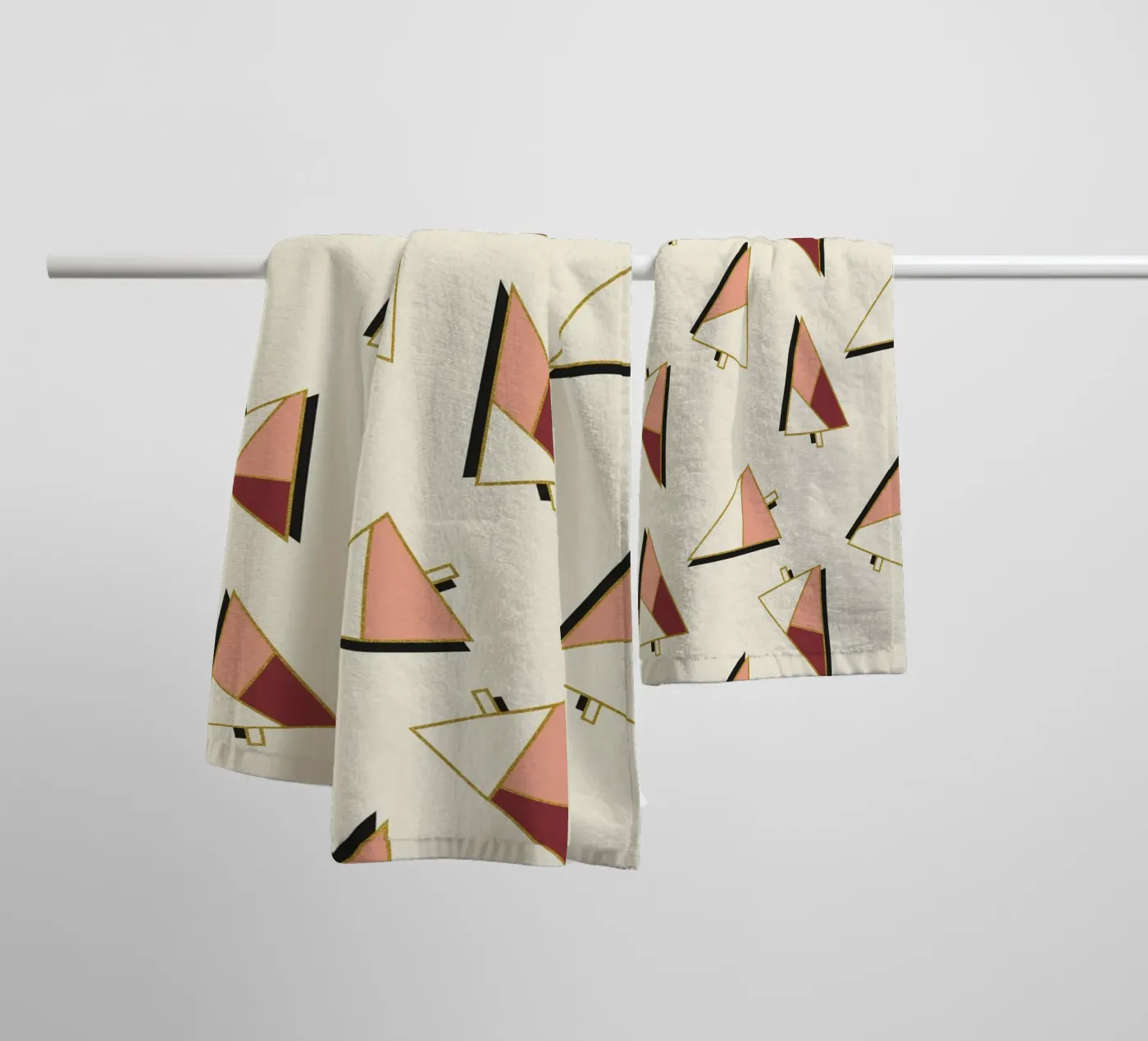 Xmas Trees Pattern towel by DesigndN Christmassy