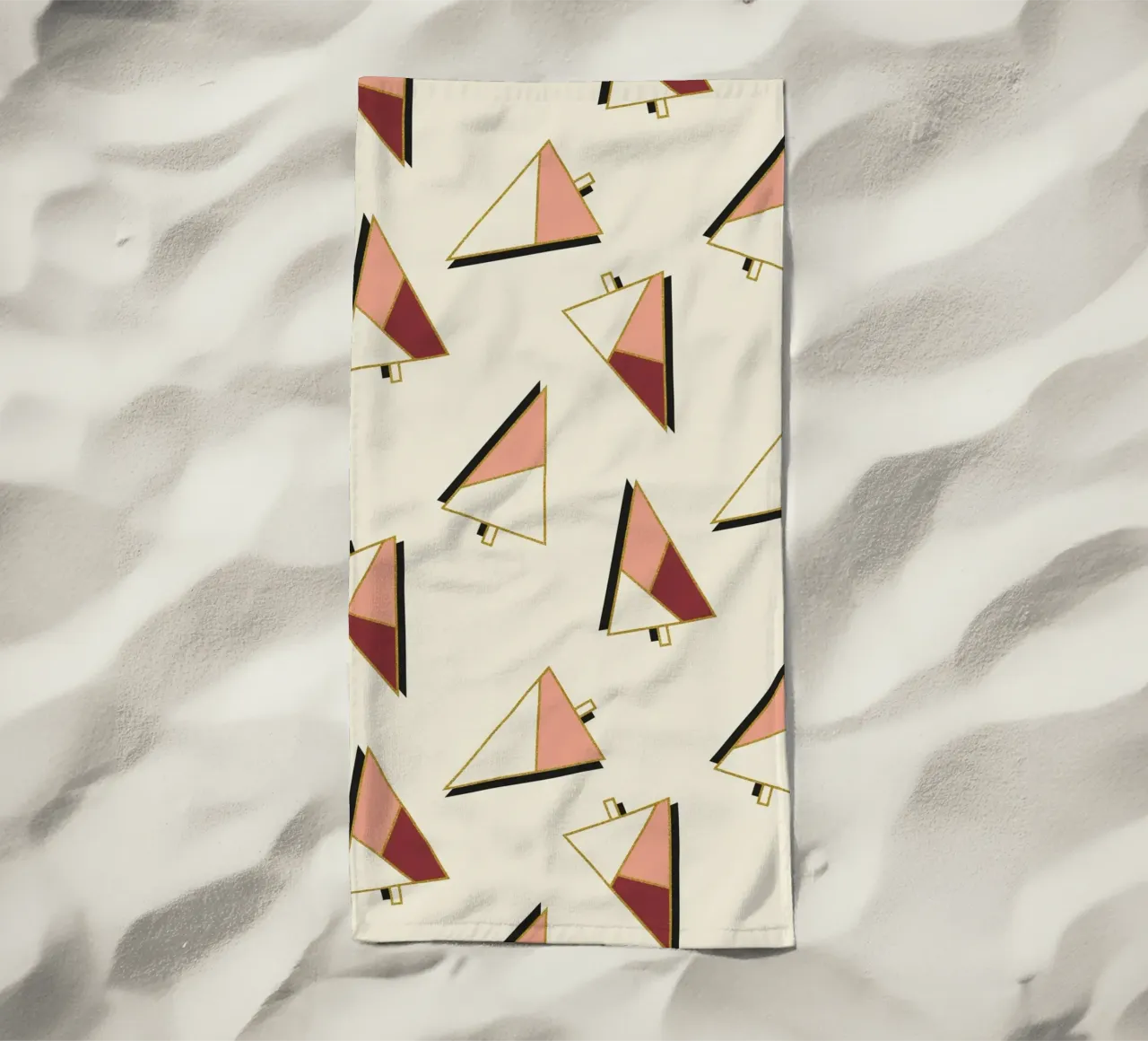 Xmas Trees Pattern telo mare da DesigndN Christmassy