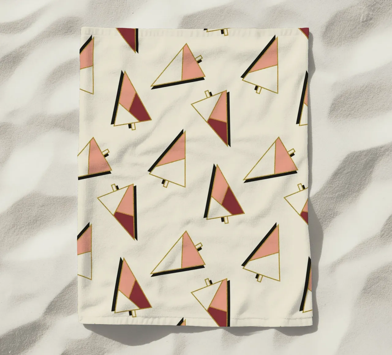 Xmas Trees Pattern telo mare da DesigndN Christmassy