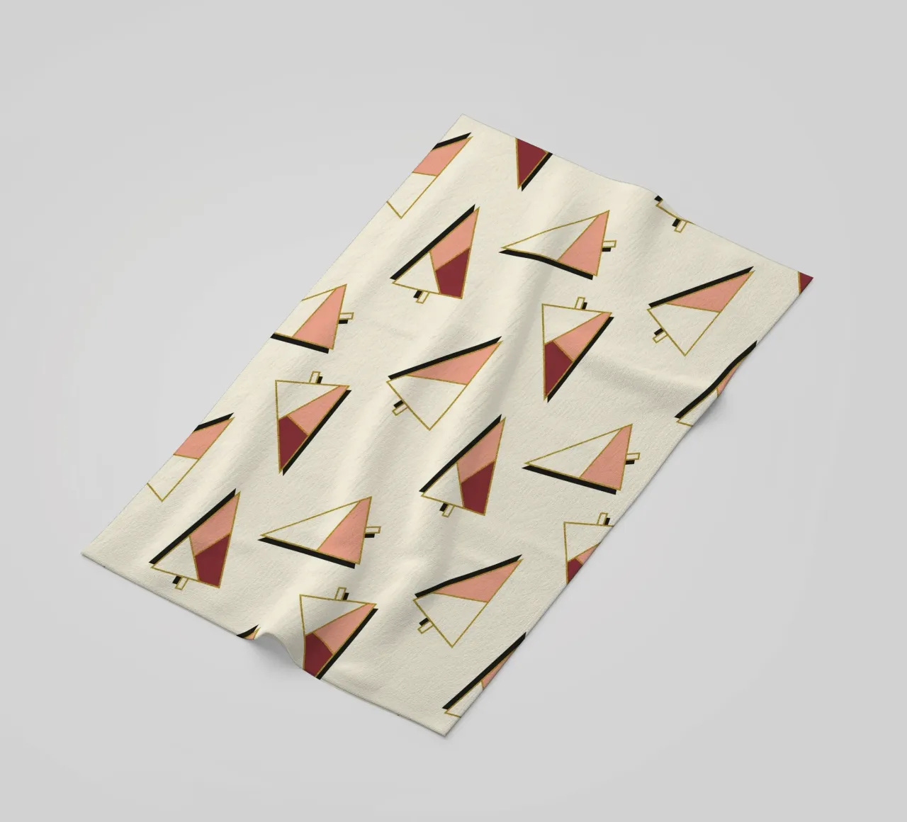 Xmas Trees Pattern telo mare da DesigndN Christmassy