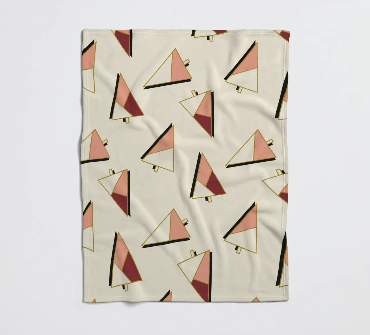 Xmas Trees Pattern coperta in pile da DesigndN Christmassy