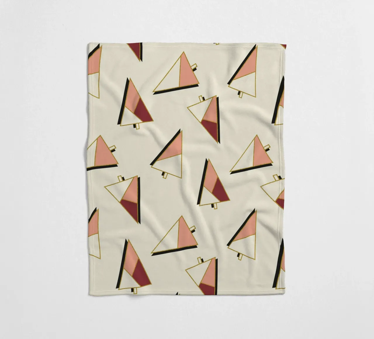 Xmas Trees Pattern coperta in pile da DesigndN Christmassy