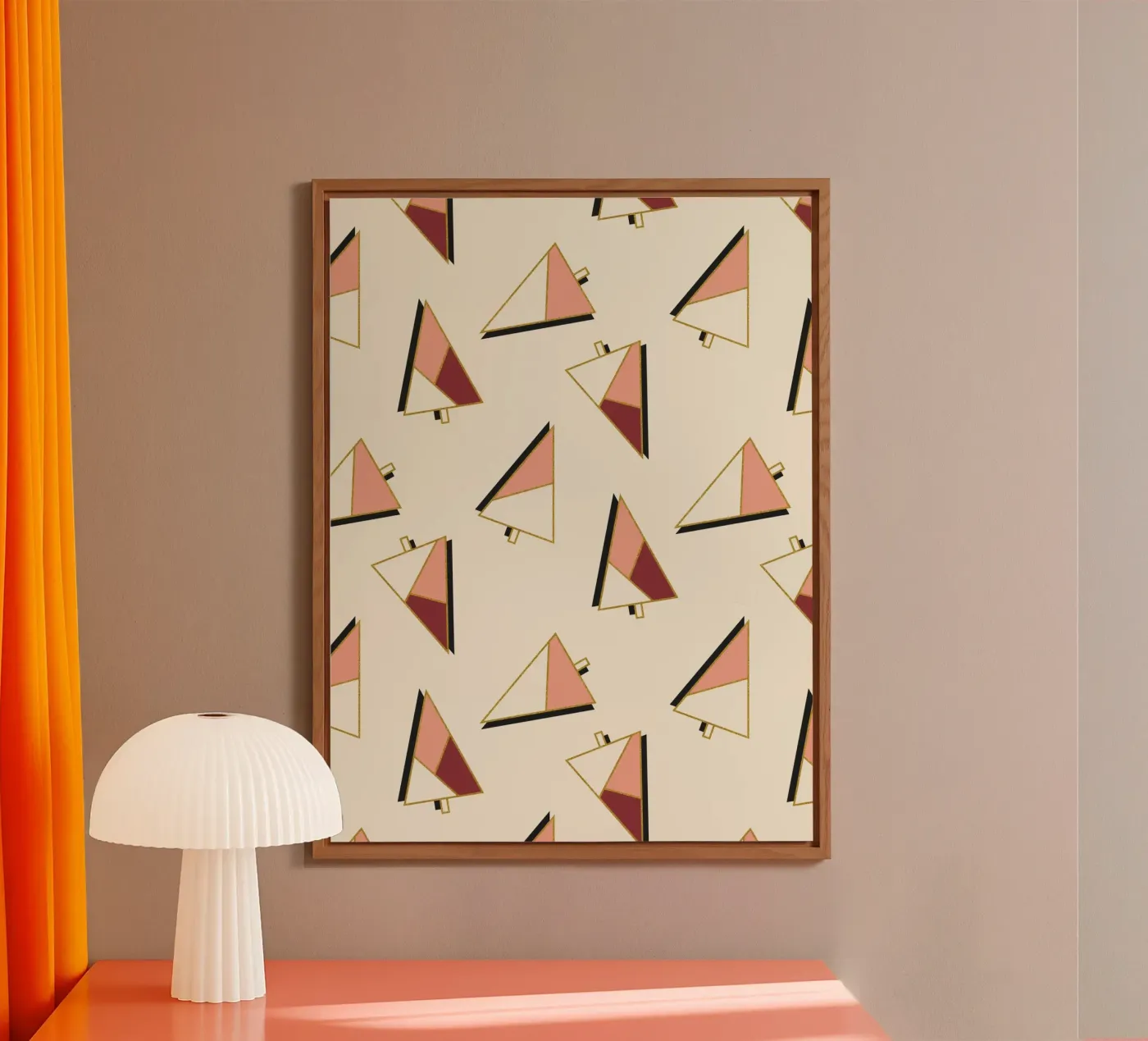 Xmas Trees Pattern Forex-Platte von DesigndN Christmassy