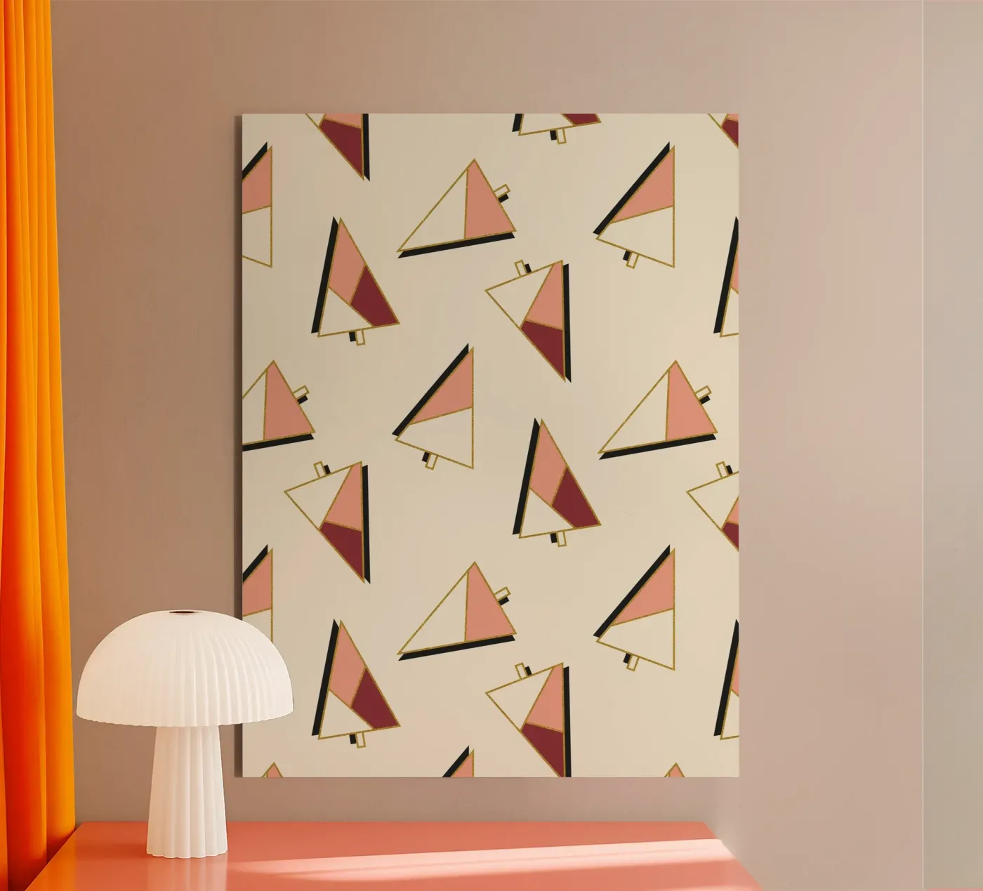 Xmas Trees Pattern Forex-Platte von DesigndN Christmassy