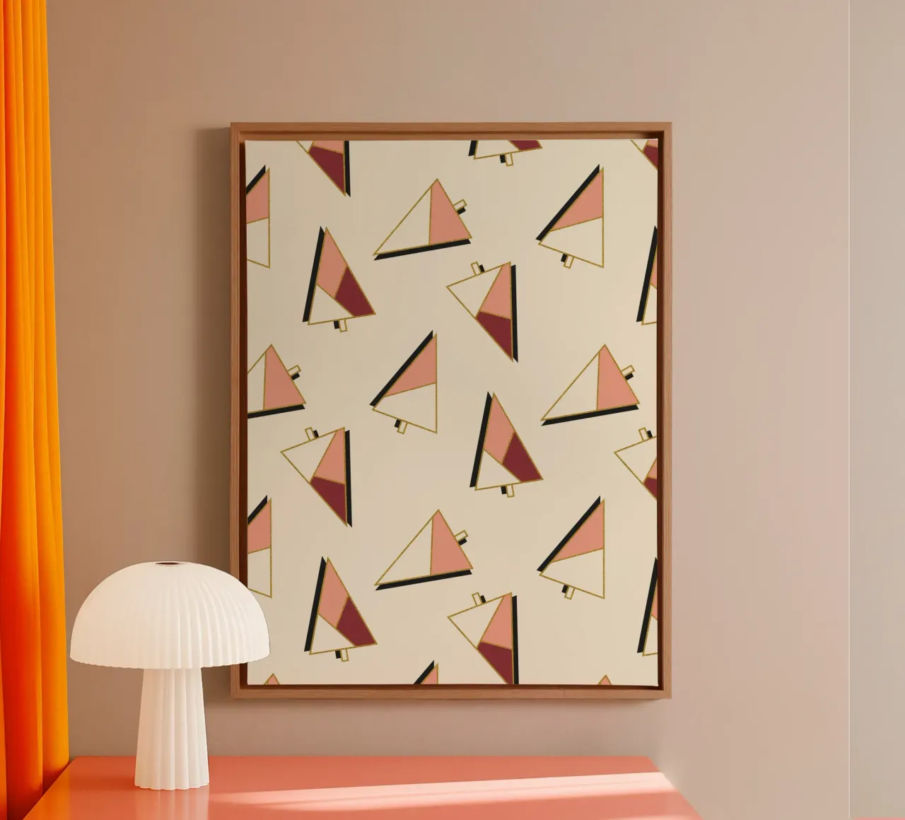 Xmas Trees Pattern tela da DesigndN Christmassy