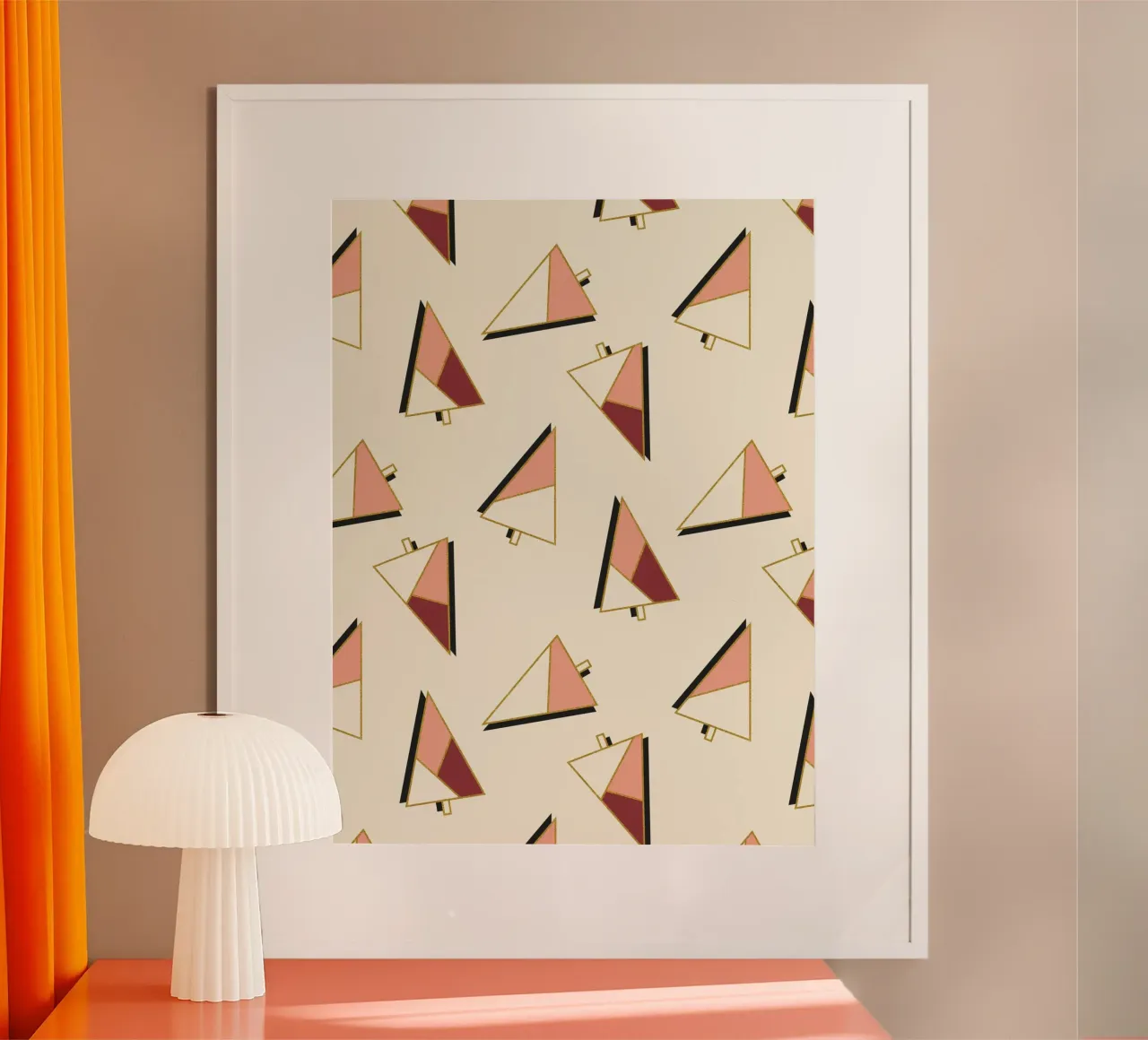 Xmas Trees Pattern carta hahnemühle da DesigndN Christmassy