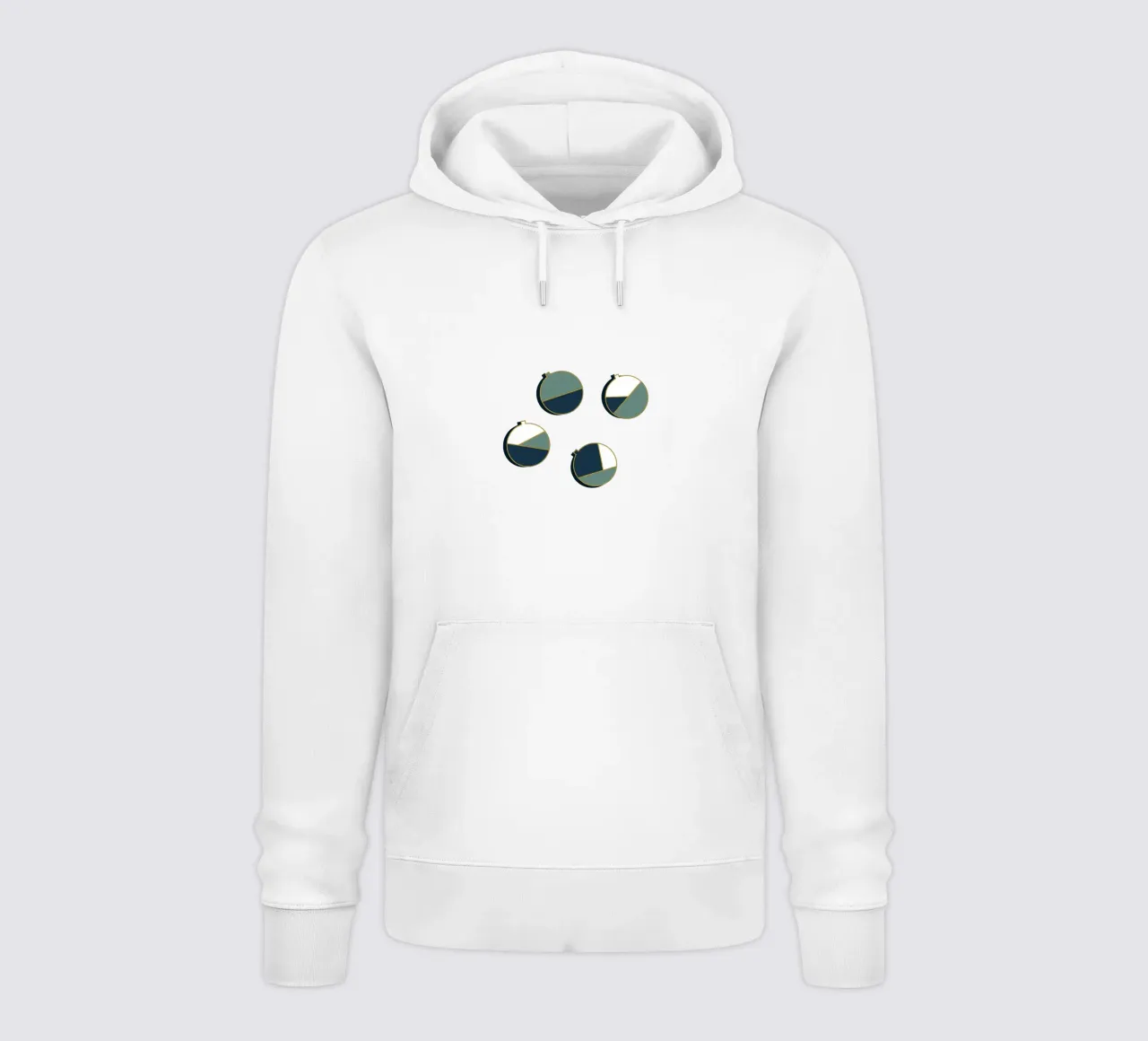 Xmas Balls Pattern felpa con cappuccio da DesigndN Christmassy