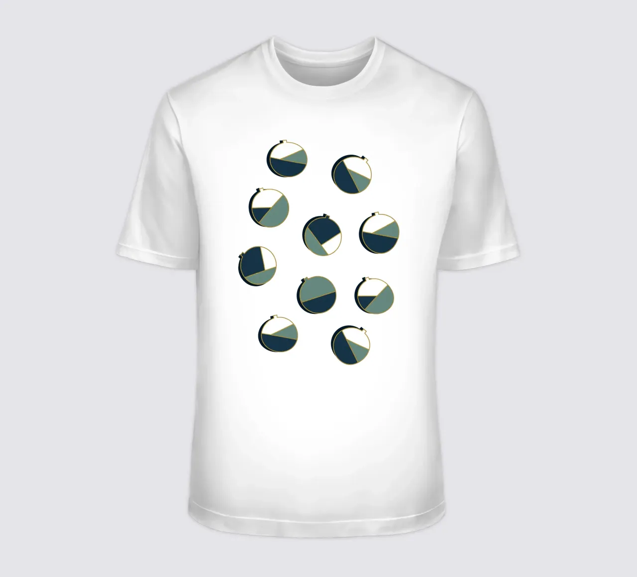 Xmas Balls Pattern t-shirt da DesigndN Christmassy