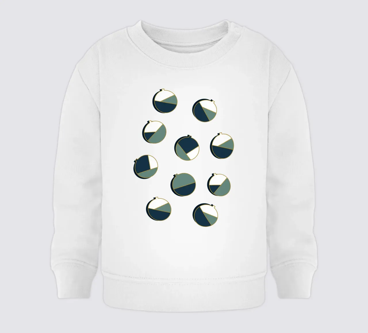 Xmas Balls Pattern felpa neonato da DesigndN Christmassy