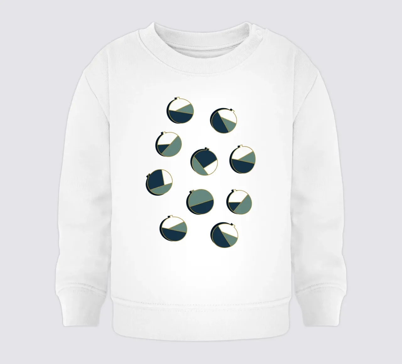 Xmas Balls Pattern felpa neonato da DesigndN Christmassy