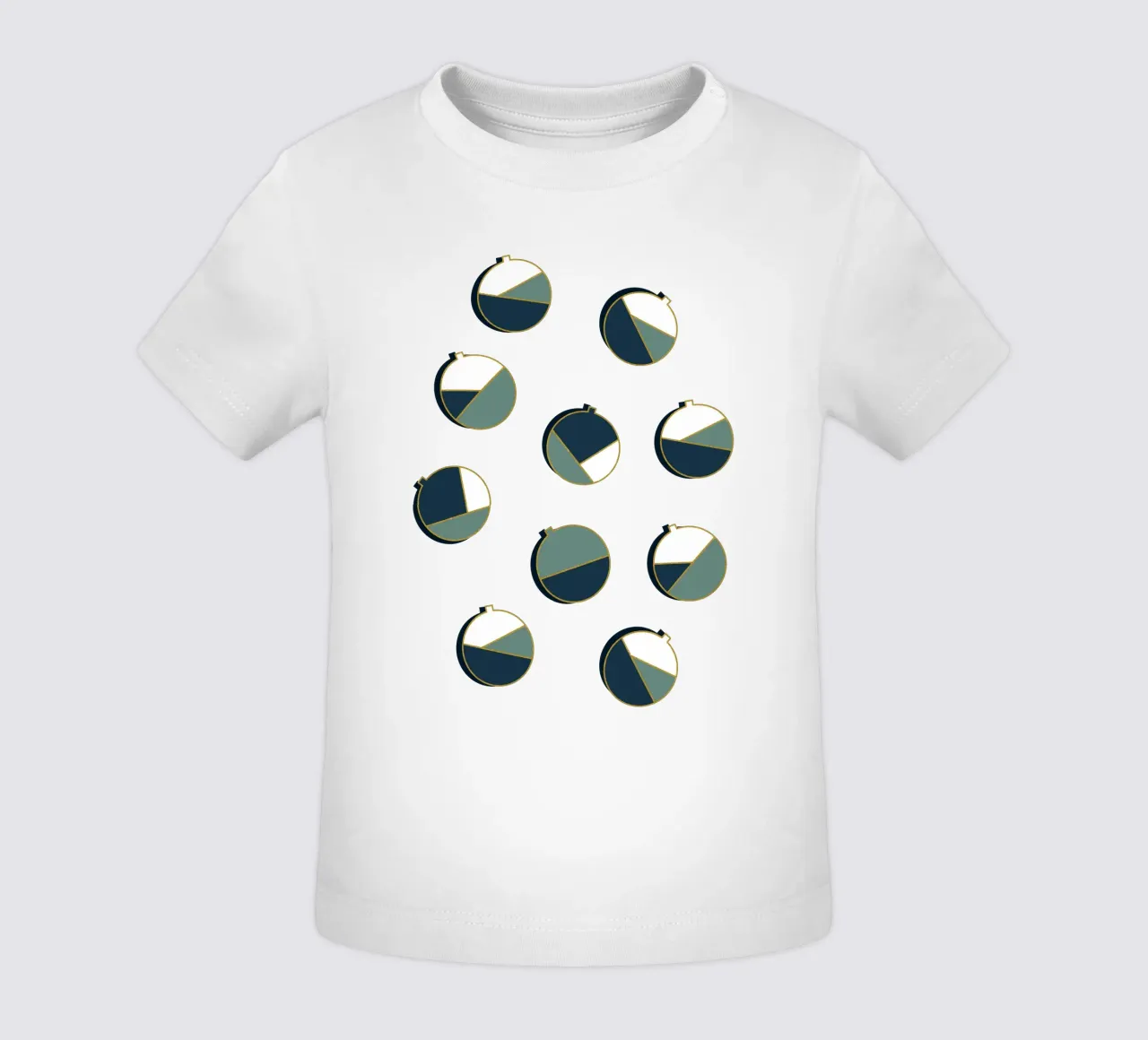 Xmas Balls Pattern maglietta neonato da DesigndN Christmassy