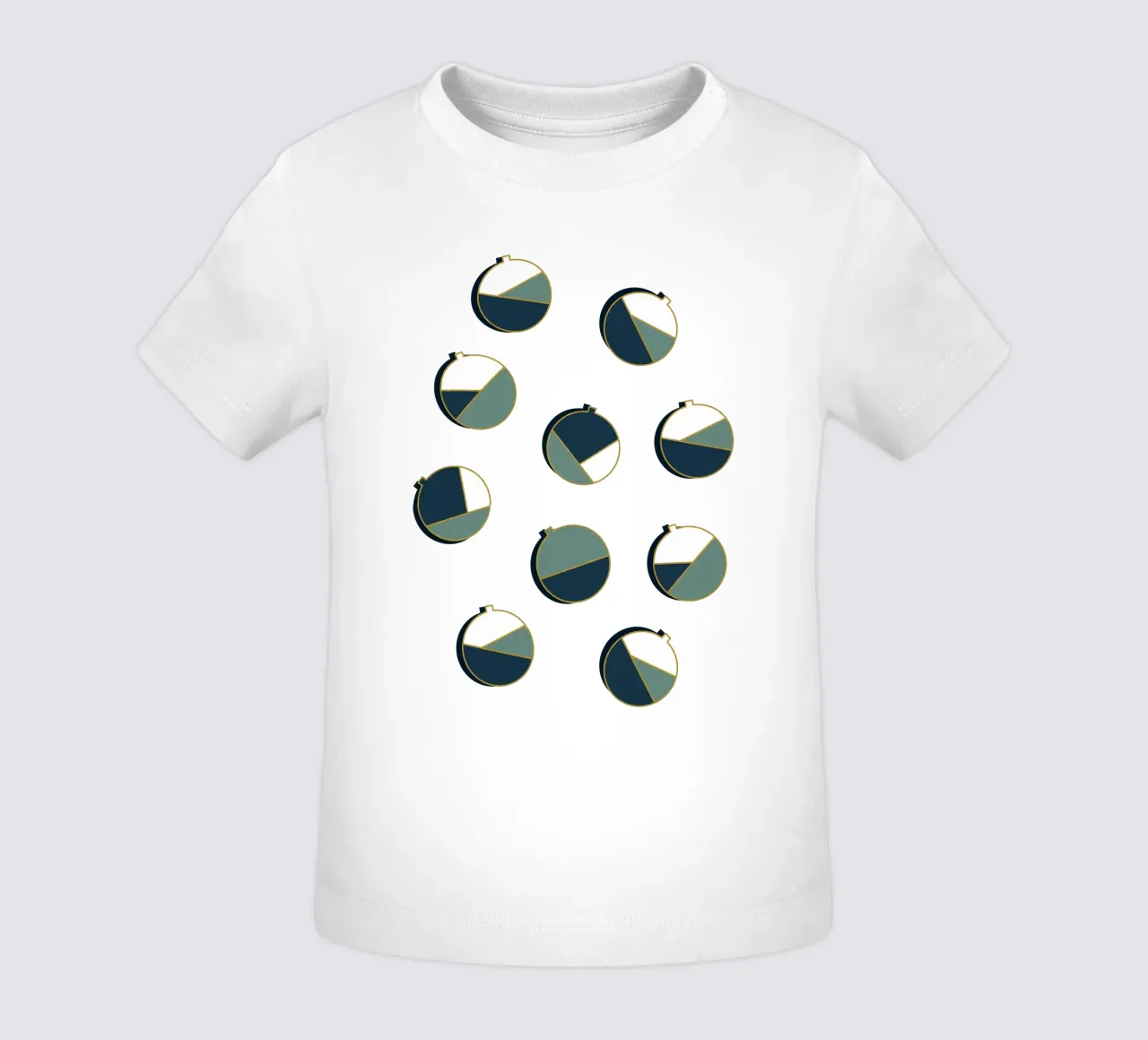 Xmas Balls Pattern maglietta neonato da DesigndN Christmassy