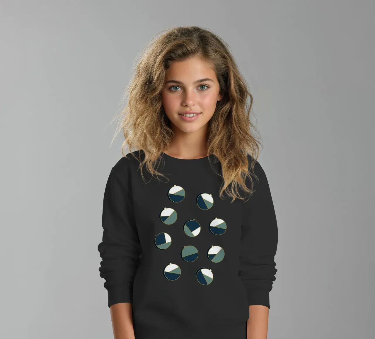 Xmas Balls Pattern felpa bambino da DesigndN Christmassy