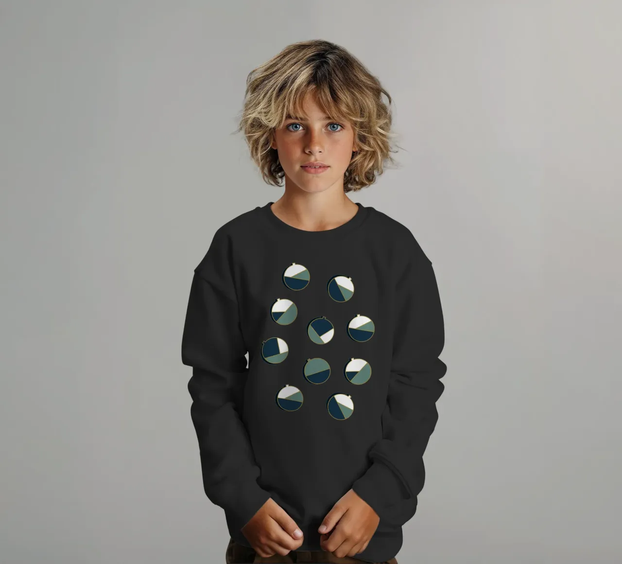 Xmas Balls Pattern felpa bambino da DesigndN Christmassy