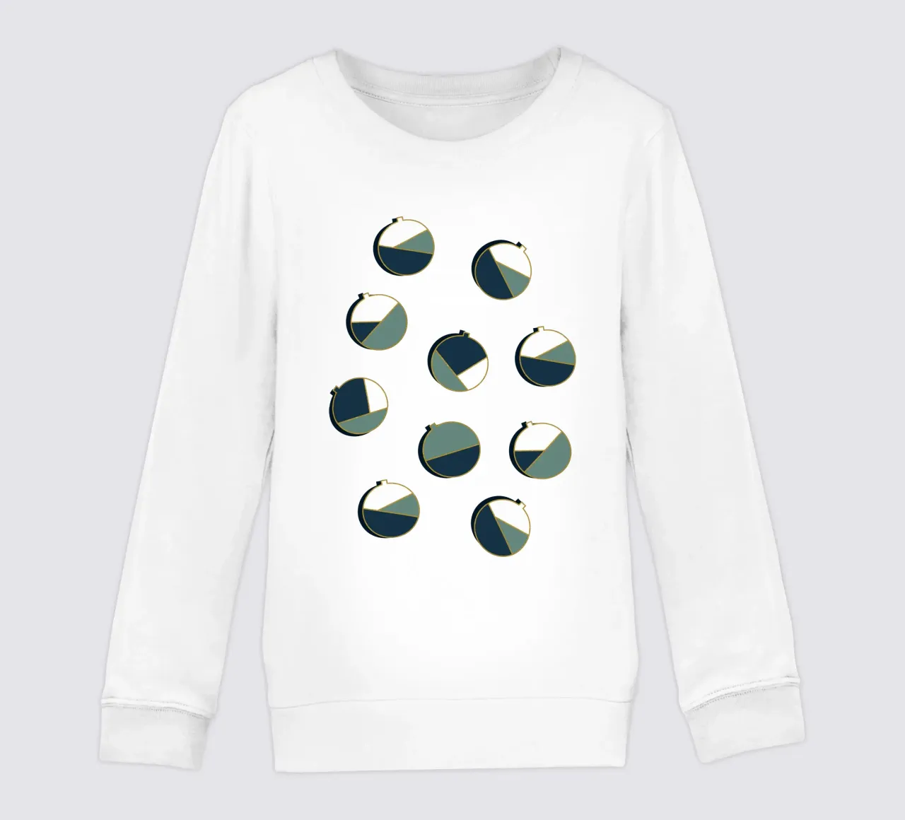 Xmas Balls Pattern felpa bambino da DesigndN Christmassy