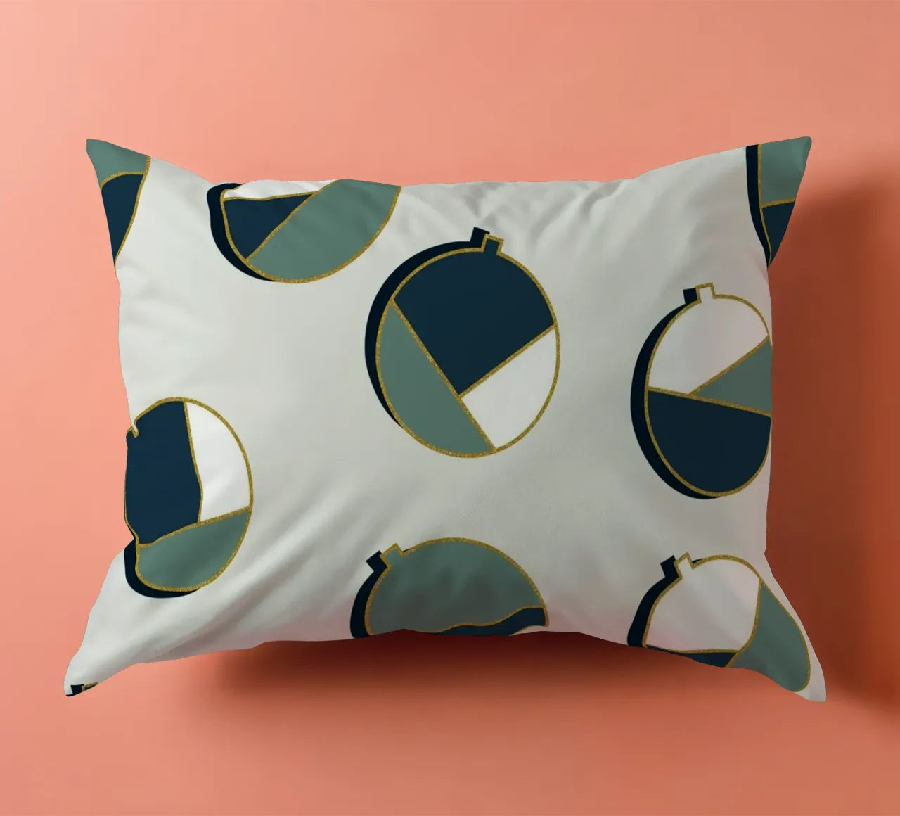 Xmas Balls Pattern cuscino da DesigndN Christmassy