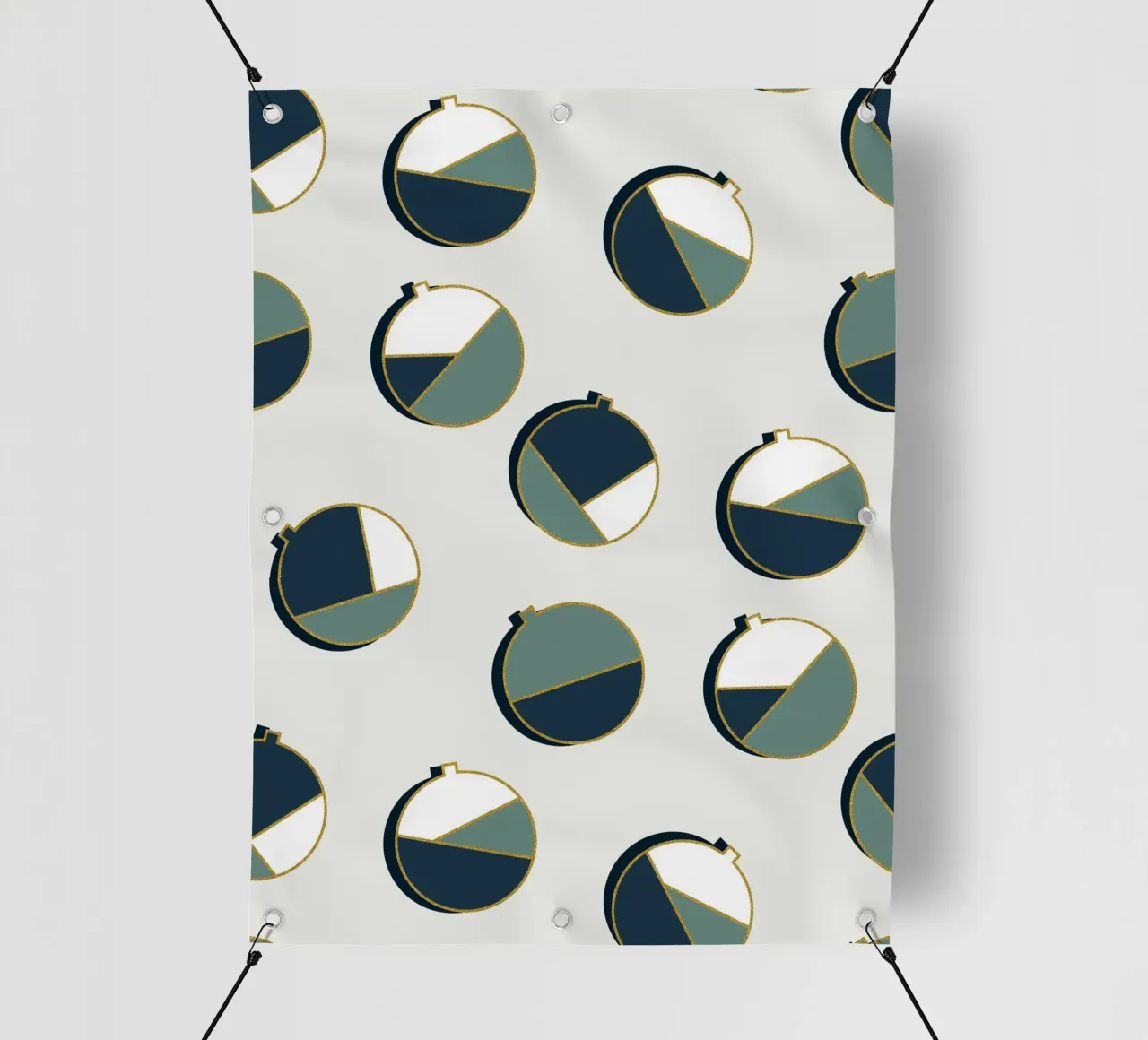 Xmas Balls Pattern telo in pvc da DesigndN Christmassy