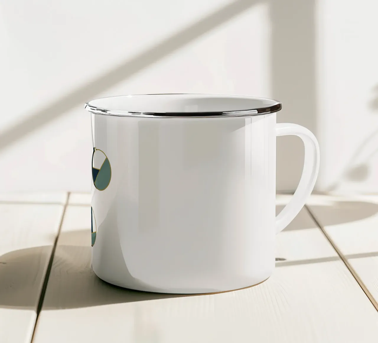 Xmas Balls Pattern tazza in smalto da DesigndN Christmassy