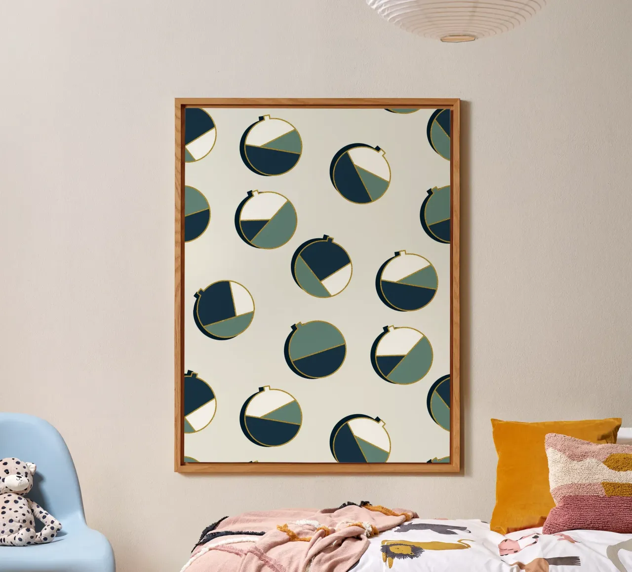 Xmas Balls Pattern alluminio dibond da DesigndN Christmassy