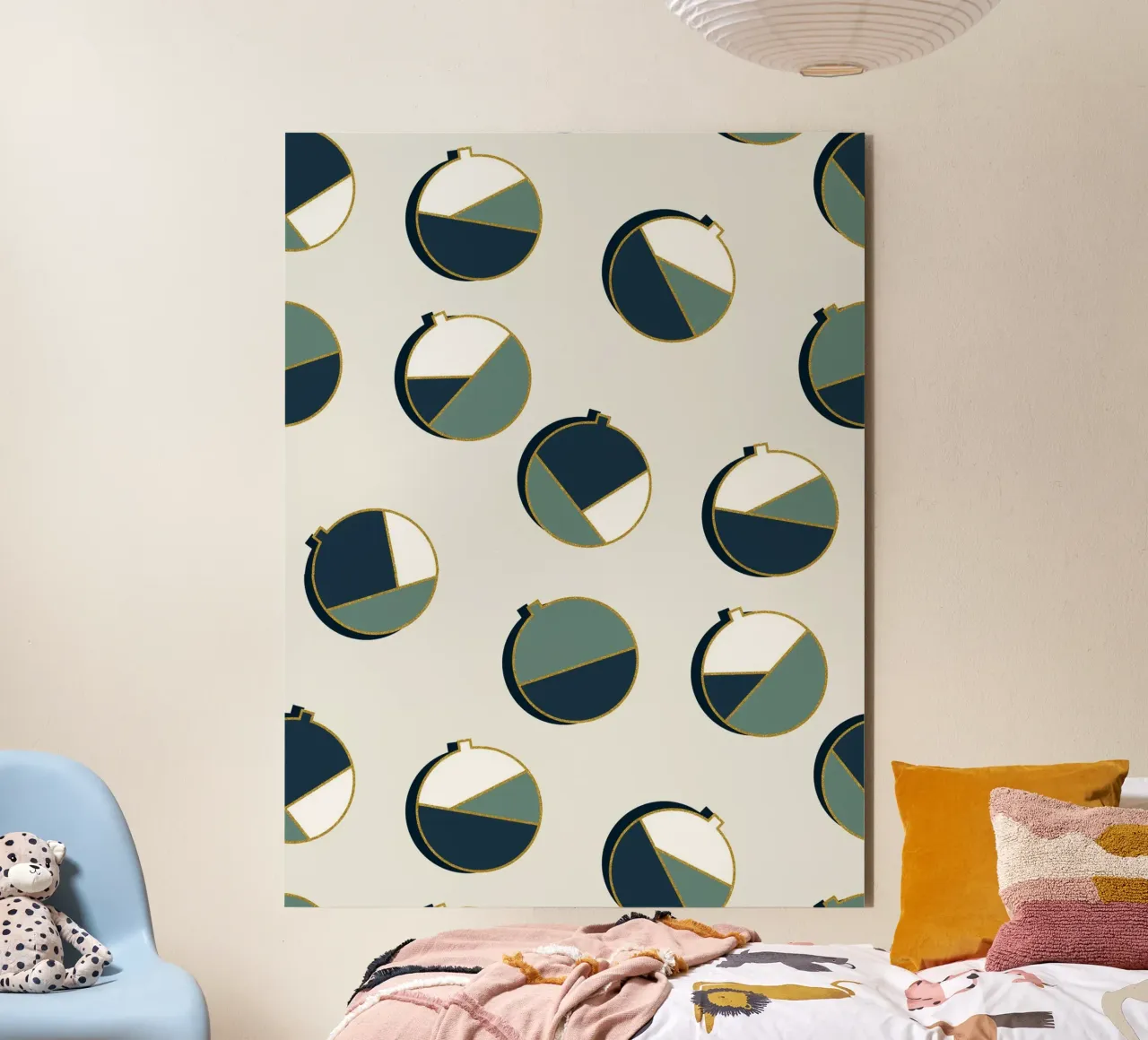 Xmas Balls Pattern alluminio dibond da DesigndN Christmassy