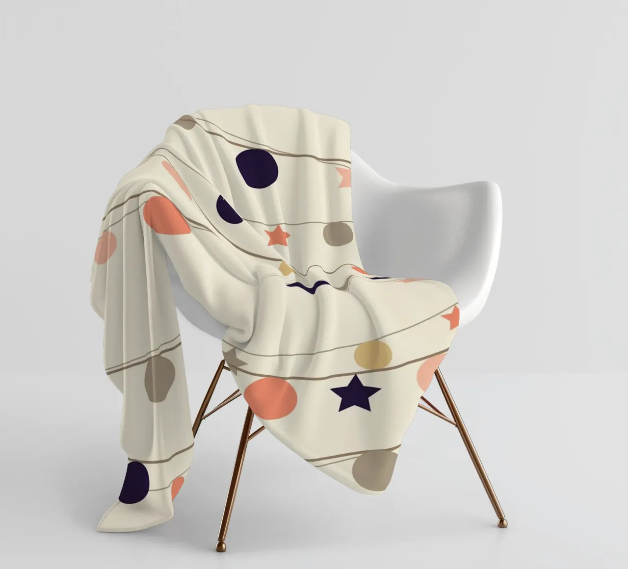 Festive Garlands fleecedeken van DesigndN Christmassy