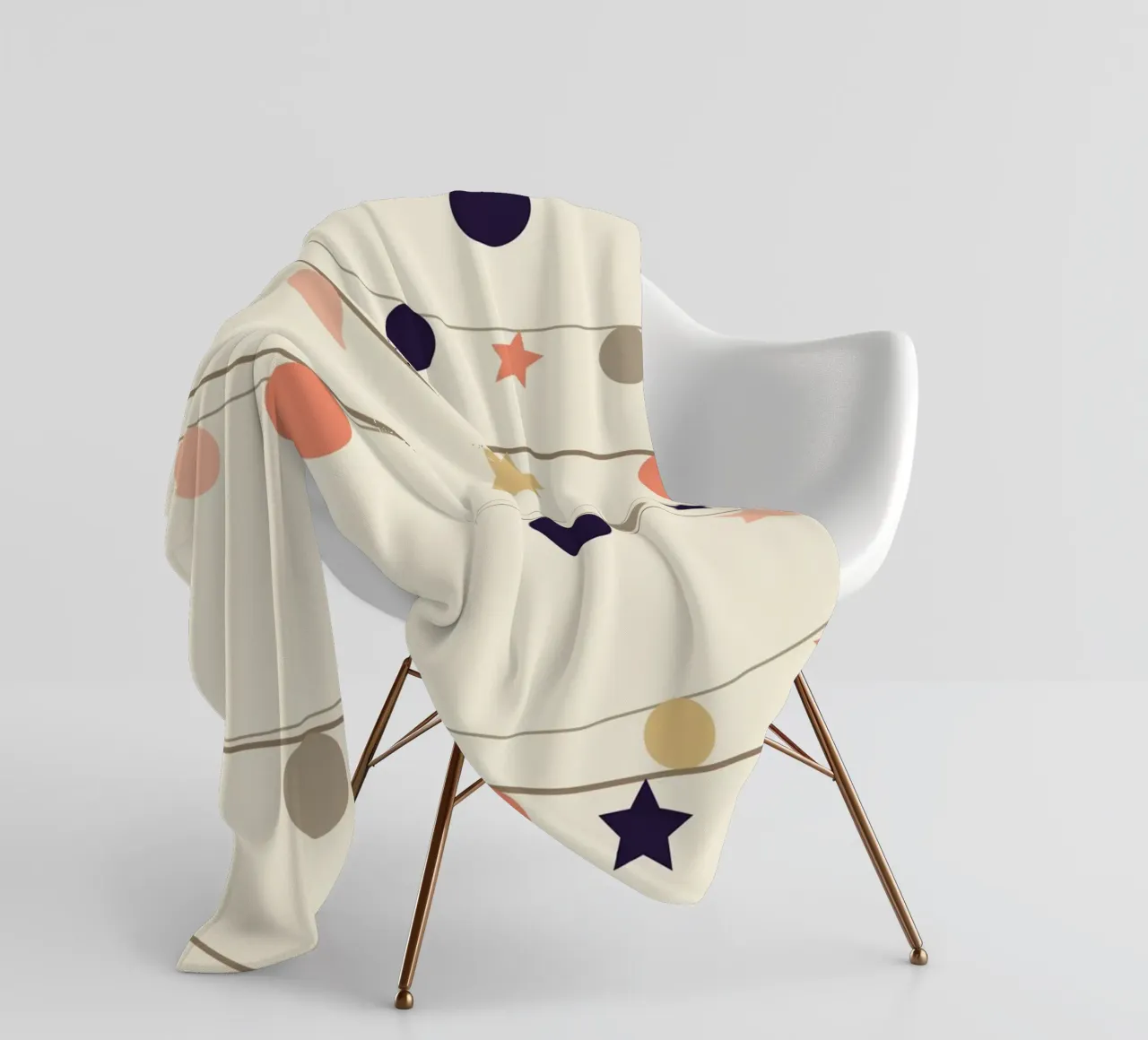 Festive Garlands fleecedeken van DesigndN Christmassy