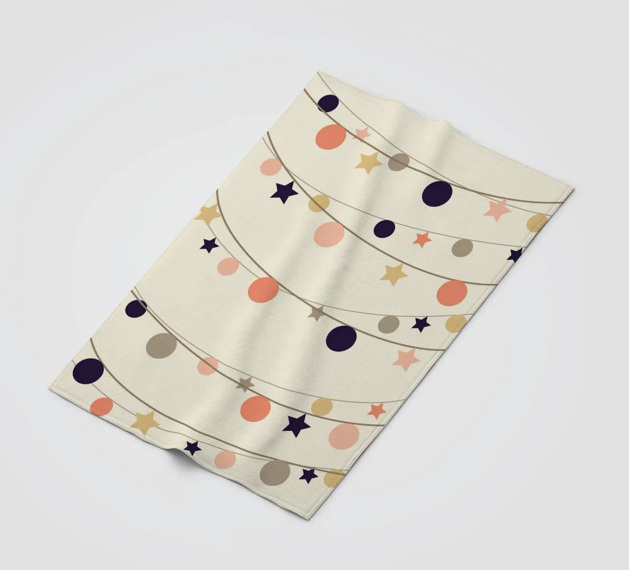 Festive Garlands fleecedeken van DesigndN Christmassy