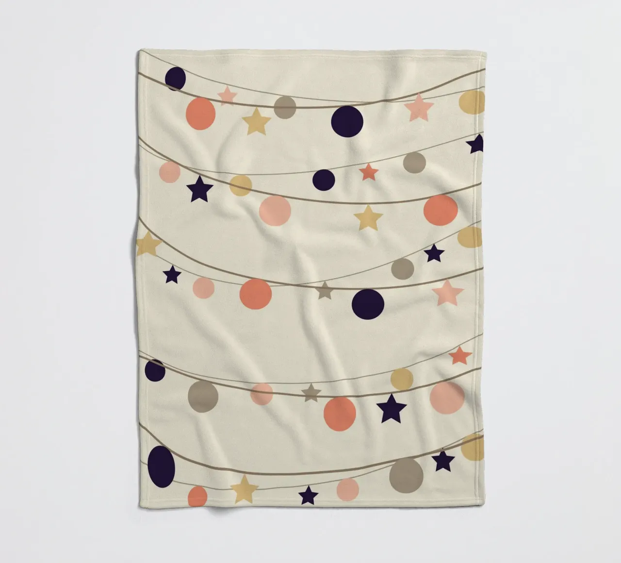 Festive Garlands fleecedeken van DesigndN Christmassy