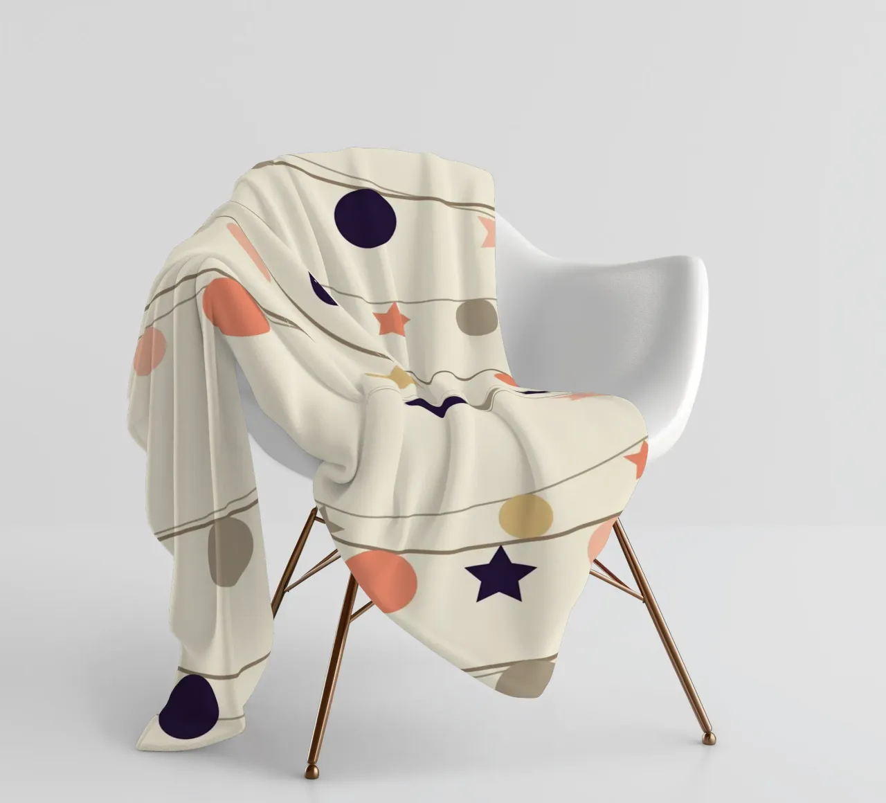 Festive Garlands fleecedeken van DesigndN Christmassy