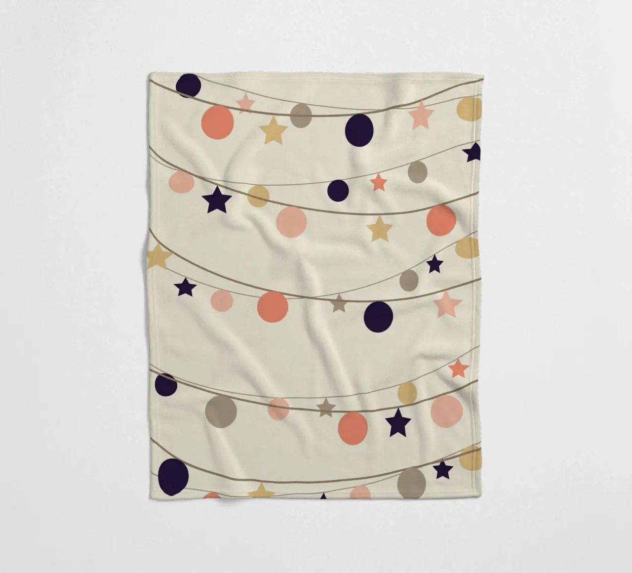 Festive Garlands fleecedeken van DesigndN Christmassy