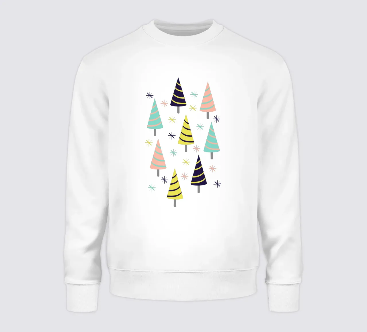 Scandi Christmas Trees felpa da DesigndN Christmassy